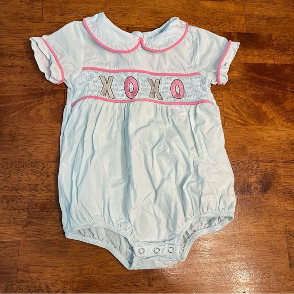 Marie Nicole Pink Kids One Piece Bubble XOXO 18-24 months - Picture 1 of 4
